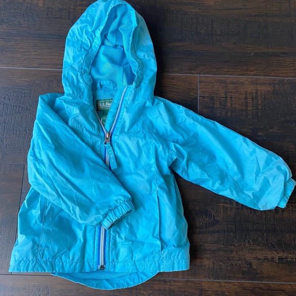 LL Bean Blue Windbreaker Jacket - Picture 1 of 5